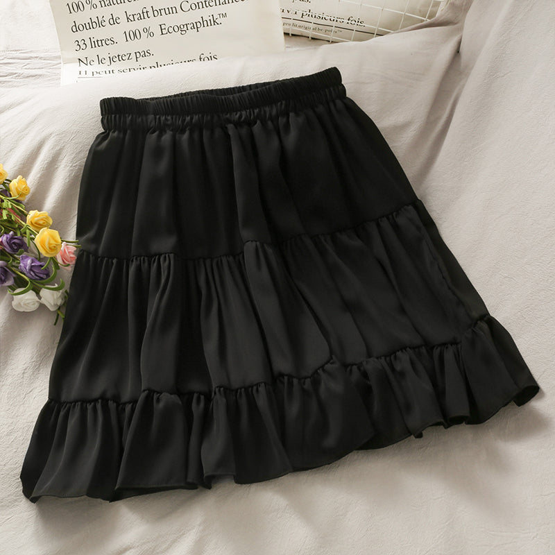 Basic Tiered Skirt (2 Colors)