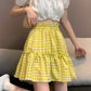 Gingham Tiered Skirt (7 Colors)