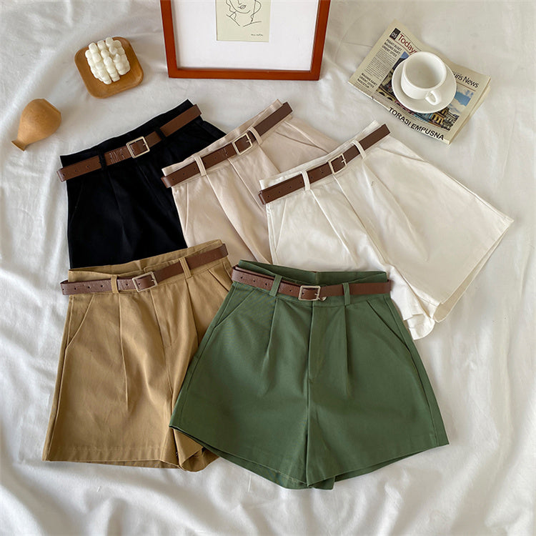 Everyday Neutrals Belted Shorts (5 Colors) – Megoosta Fashion