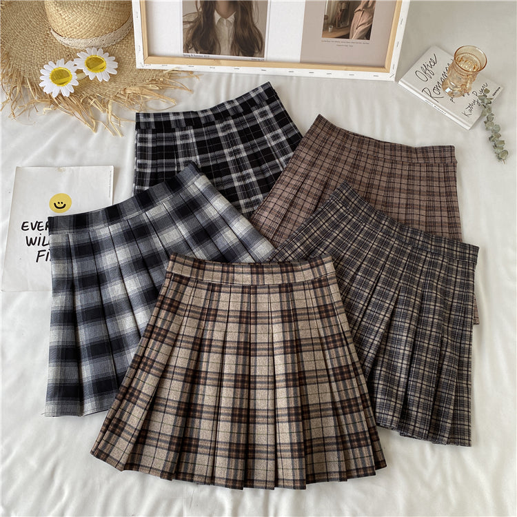 Multi Plaid Tennis Skirt (5 Colors) – Megoosta Fashion