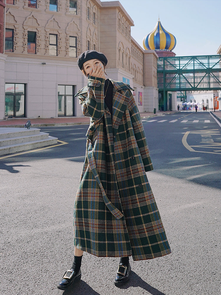 Forest Plaid Coat (2 Colors)