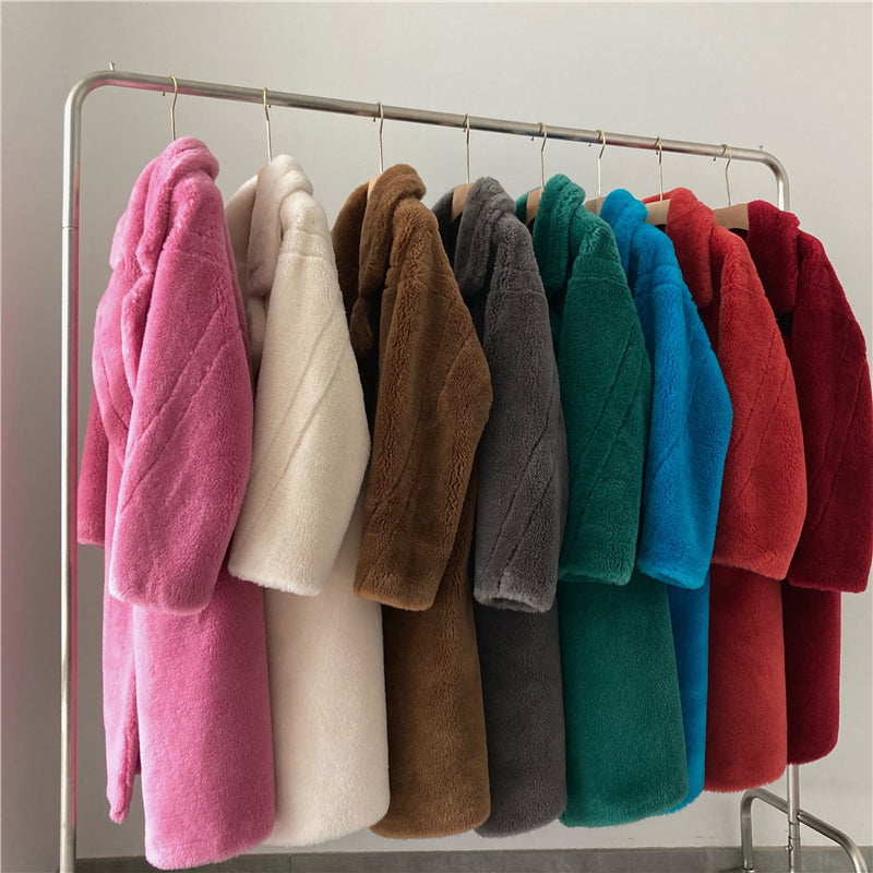 Cozy Teddy Wool Coat (12 Colors)