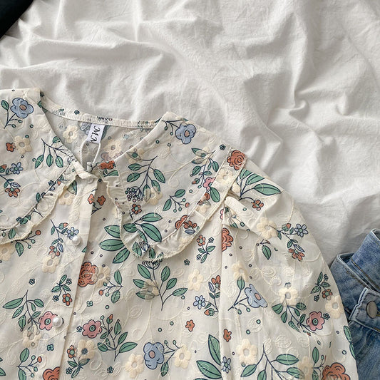 Storybook Floral Button Up Shirt (2 Colors)