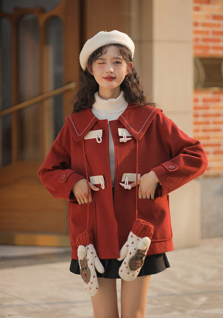 Madeline Toggle Short Coat (3 Colors)