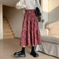 Rose Corduroy Tiered Midi Skirt (3 Colors)