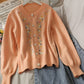 Floral Embroidered Cardigan (2 Colors)