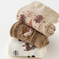 Woodland Squirrel Sock Set (Beige/Brown)