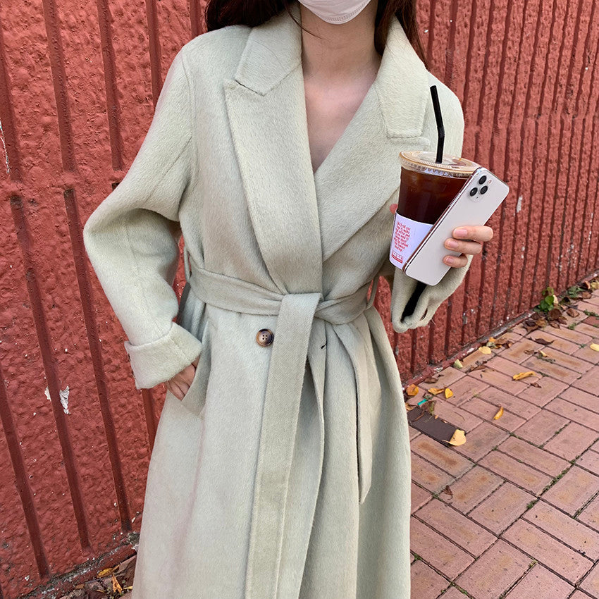 Cuffed Sleeve Coat (3 Colors)