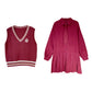 Prep School Vest & Dress Set (3 Colors)