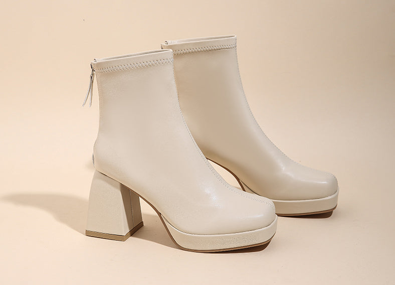 High Ankle Platform Boots (3 Colors)