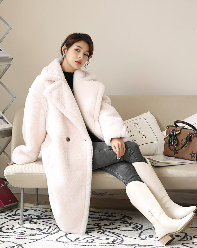 Cozy Teddy Wool Coat (12 Colors)