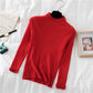 Basic Frilly Mock Neck Sweater (17 Colors)