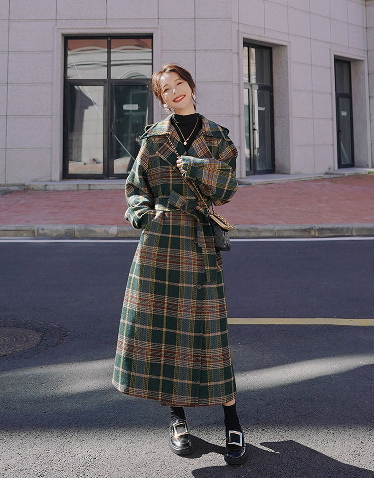 Forest Plaid Coat (2 Colors)