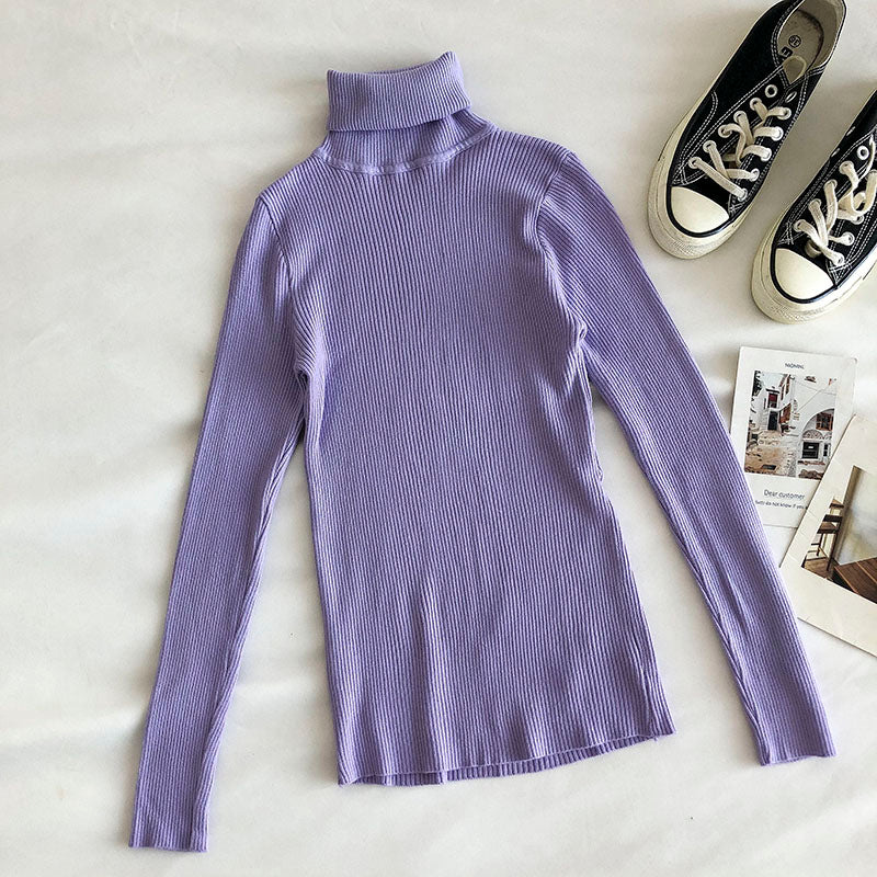 Basic Turtleneck Sweater (15 Colors)