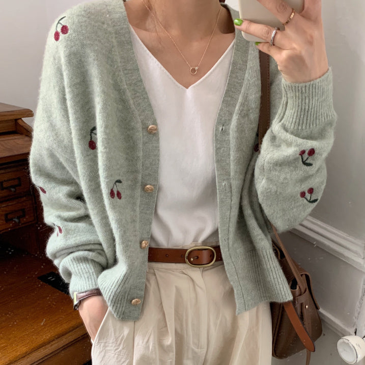 Cherry Cardigan (3 Colors)