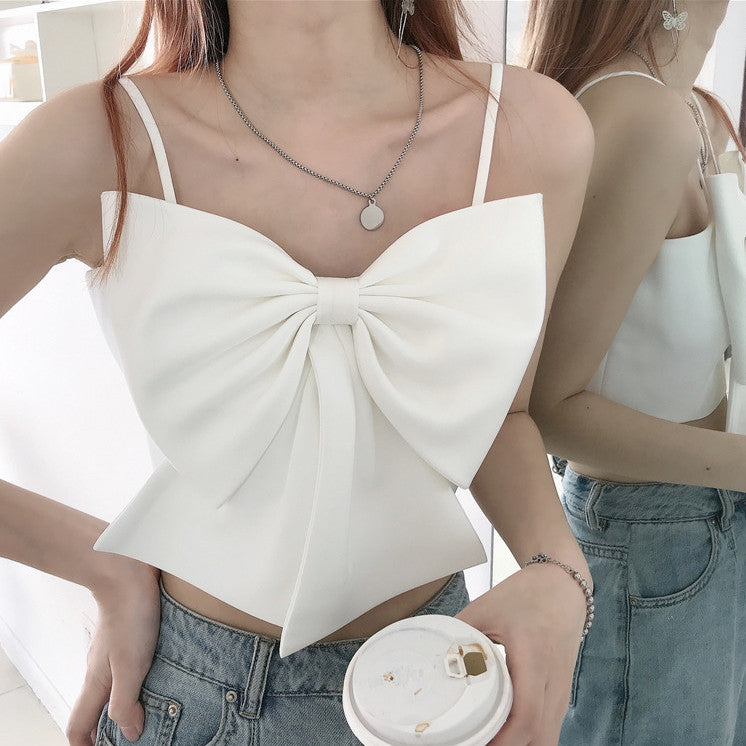 Bow Front Cropped Cami (3 Colors)