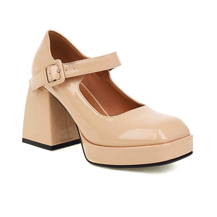 Classy Mary Jane Block Heels (3 Colors)