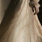 Sparkly Romance Midi Dress (Nude)