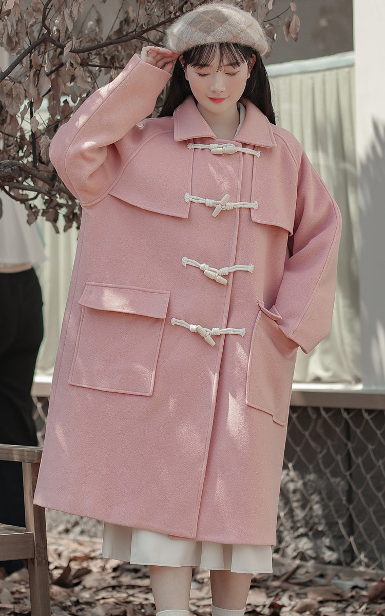 Pink deals toggle coat