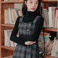 Academia Plaid Pinafore Midi Dress (2 Colors)