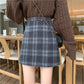 Ashy Plaid Mini Skirt (3 Colors)