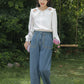 Retro Amethyst Floral Pocket Jeans (Medium Denim)