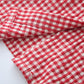 Daisy Pocket Gingham Blouse (Red)