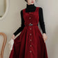 Button Up Corduroy Pinafore Dress (2 Colors)