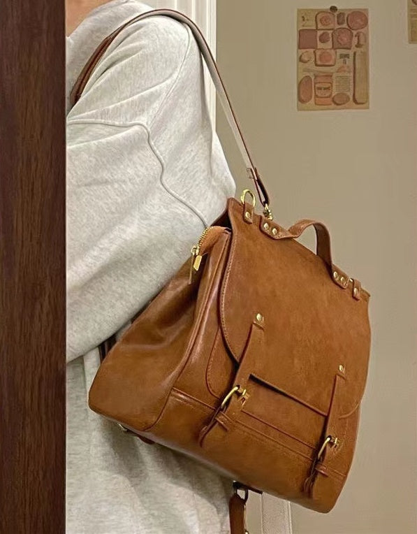 Artist Satchel Bag (Brown)