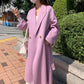 Cuffed Sleeve Coat (3 Colors)