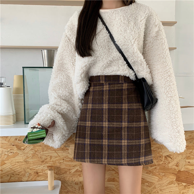 Oxford Plaid Mini Skirt (2 Colors)