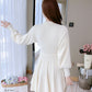 Fuzzy Puff Sleeve Sweater Dress (3 Colors)