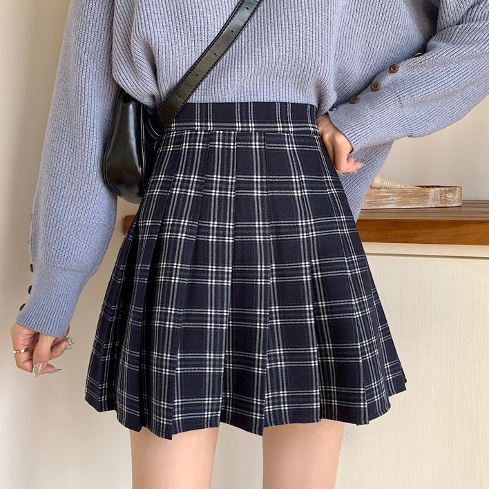 Varsity Plaid Tennis Skirt (3 Colors)