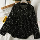 Sheer Starry Button Up Shirt (2 Colors)