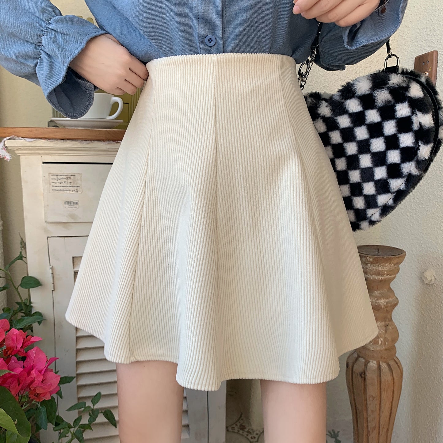 Corduroy Twirl Skirt (3 Colors)