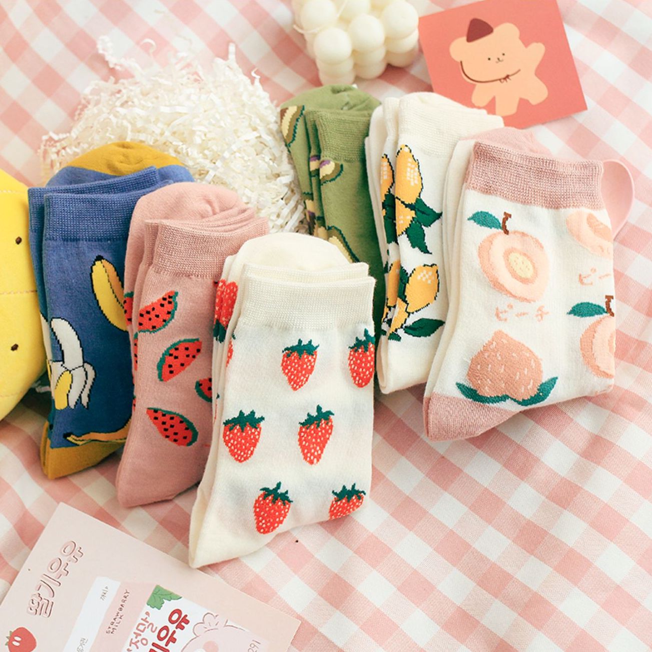 Fruity Socks (6 Colors)