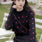 Little Hearts Embroidered Sweater (2 Colors)