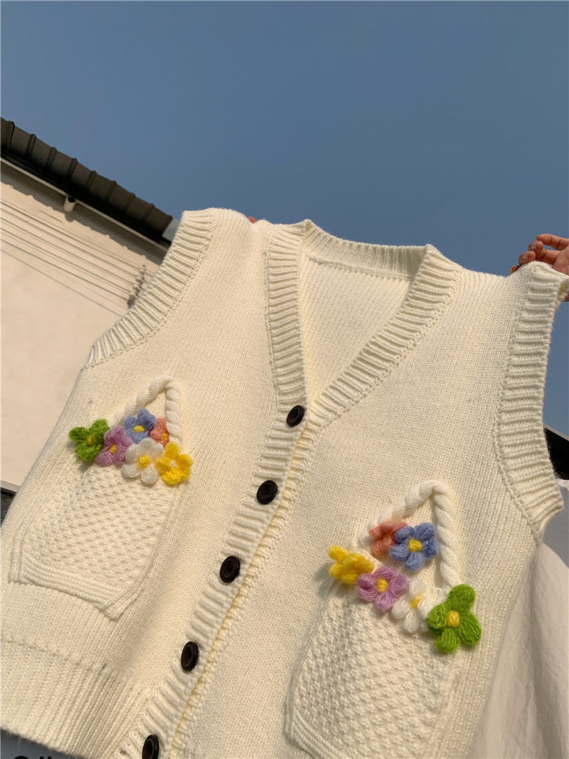 Flower Basket Vest (3 Colors)