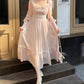 Sweet Romance Midi Dress (Pink)
