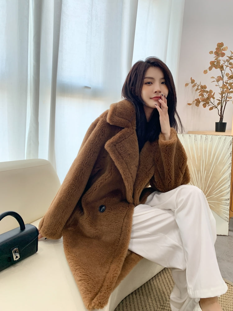 Cozy Teddy Wool Coat (12 Colors)