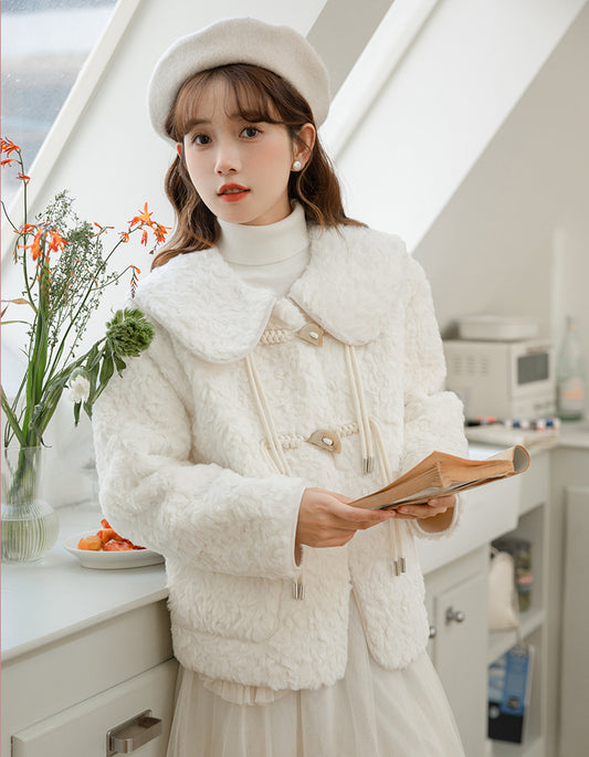 Little Lamb Teddy Coat (2 Colors)