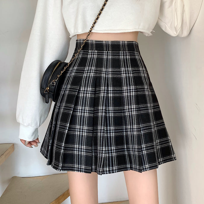 Varsity Plaid Tennis Skirt (3 Colors)