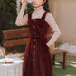 Corduroy Button Up Midi Dress (5 Colors)