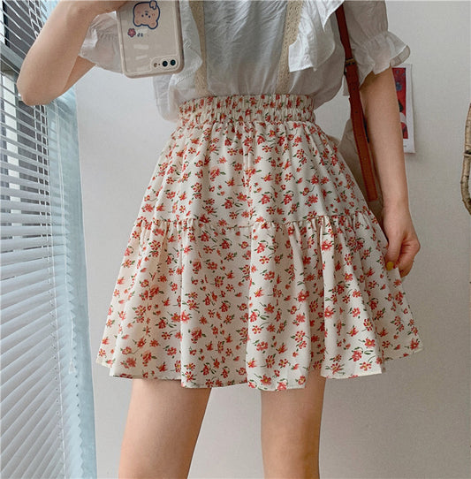 Ditsy Floral Mini Skirt (3 Colors)