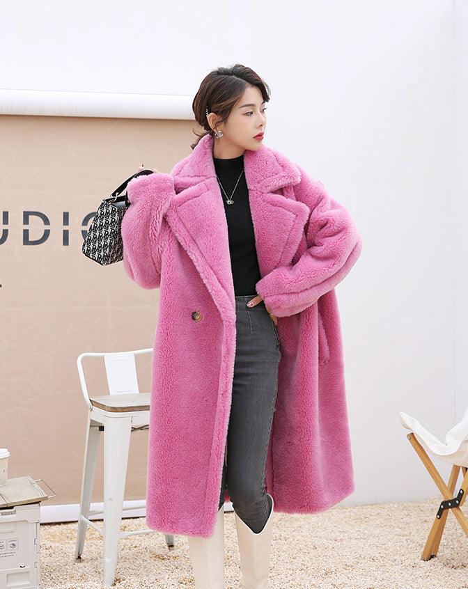 Cozy Teddy Wool Coat (12 Colors)