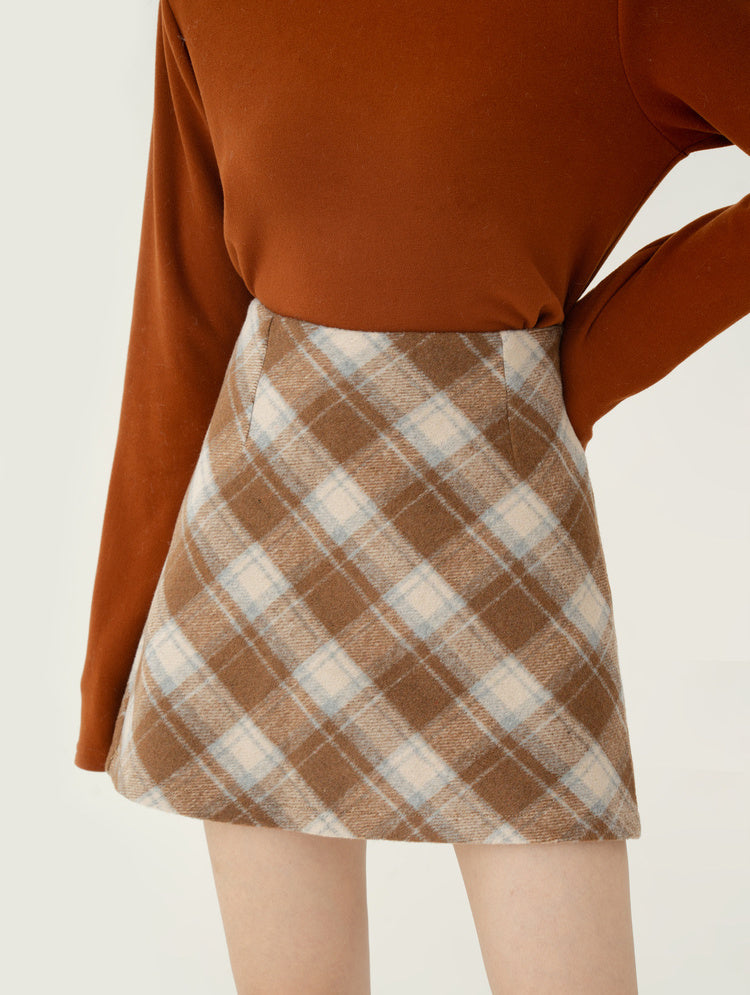 Toasted Plaid Mini Skirt (3 Colors)