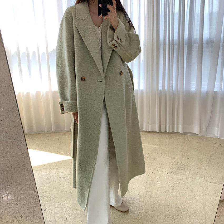 Cuffed Sleeve Coat (3 Colors)