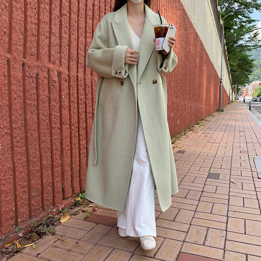 Cuffed Sleeve Coat (3 Colors)