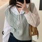 Everyday Cable Knit Vest (6 Colors)