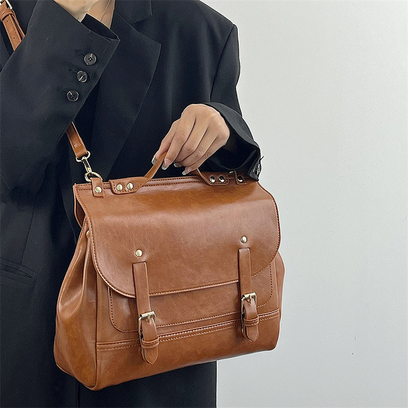 Artist Satchel Bag (Brown)